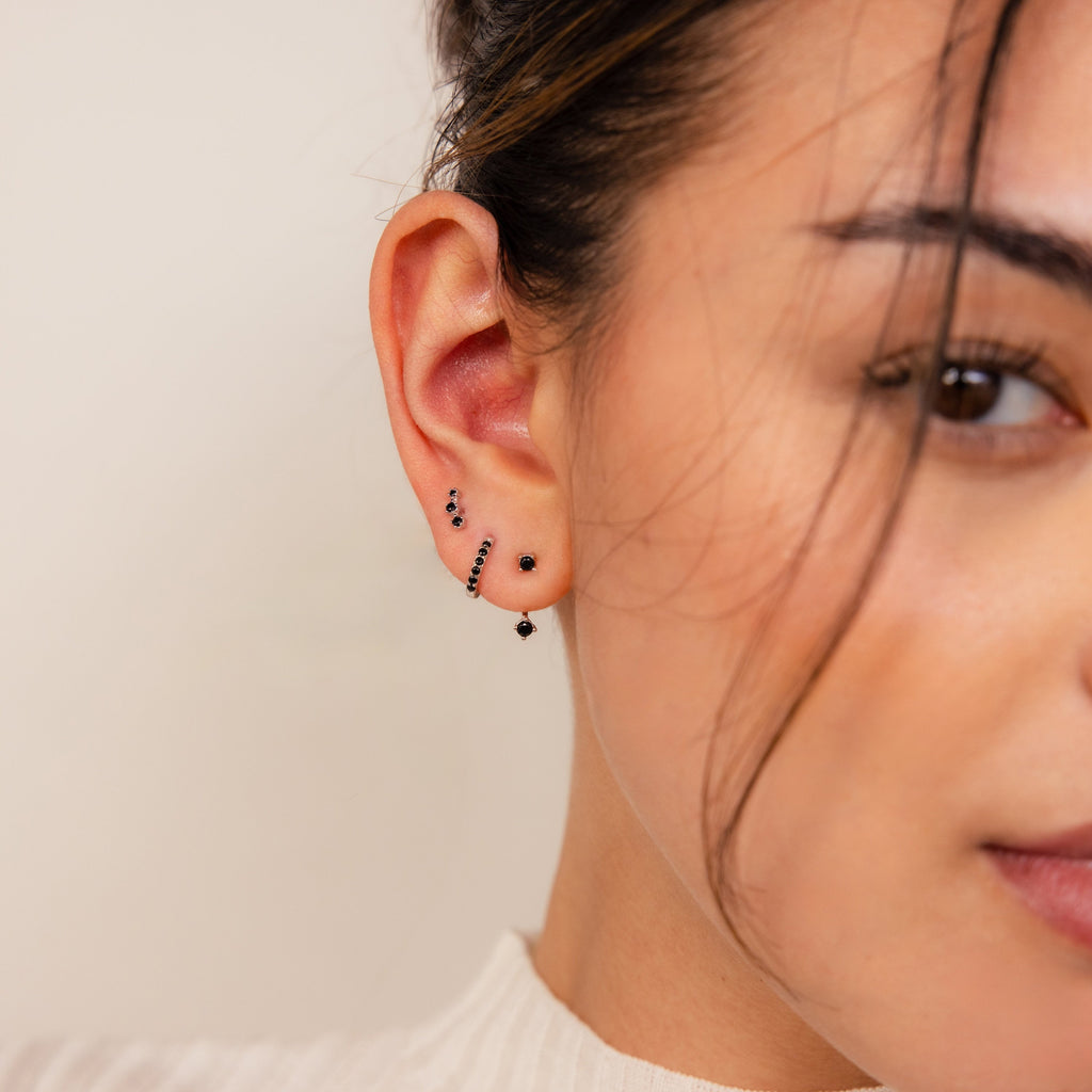 Charm Noir earring set