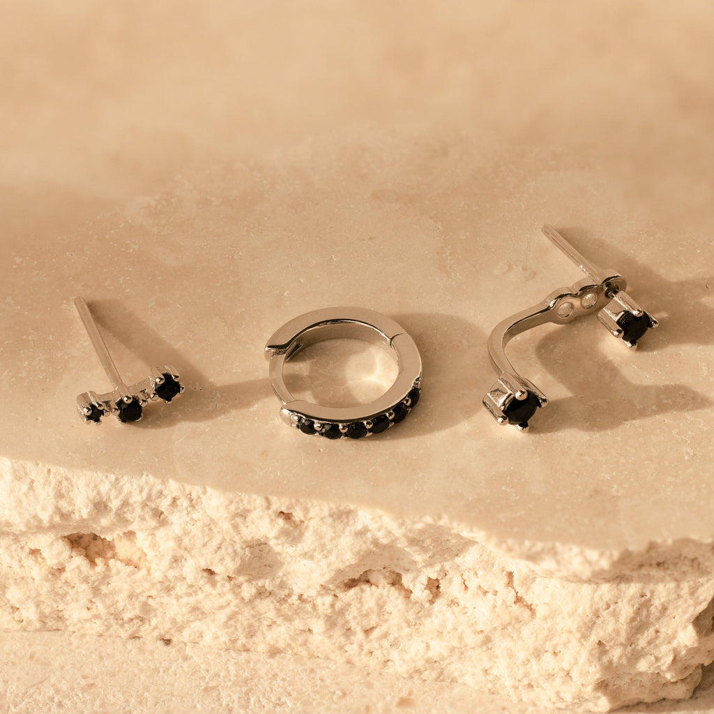 Charm Noir earring set