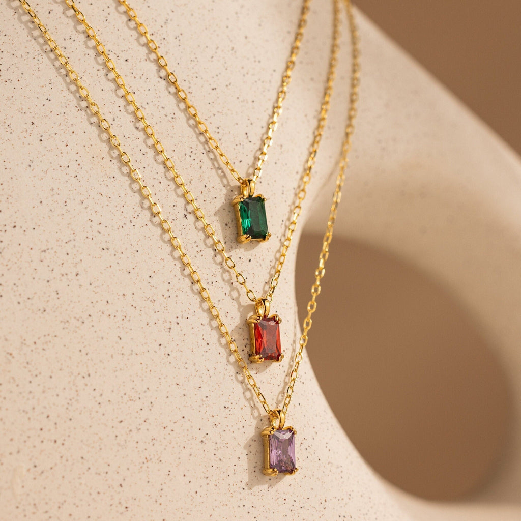 Glow Stone of the Month Necklace