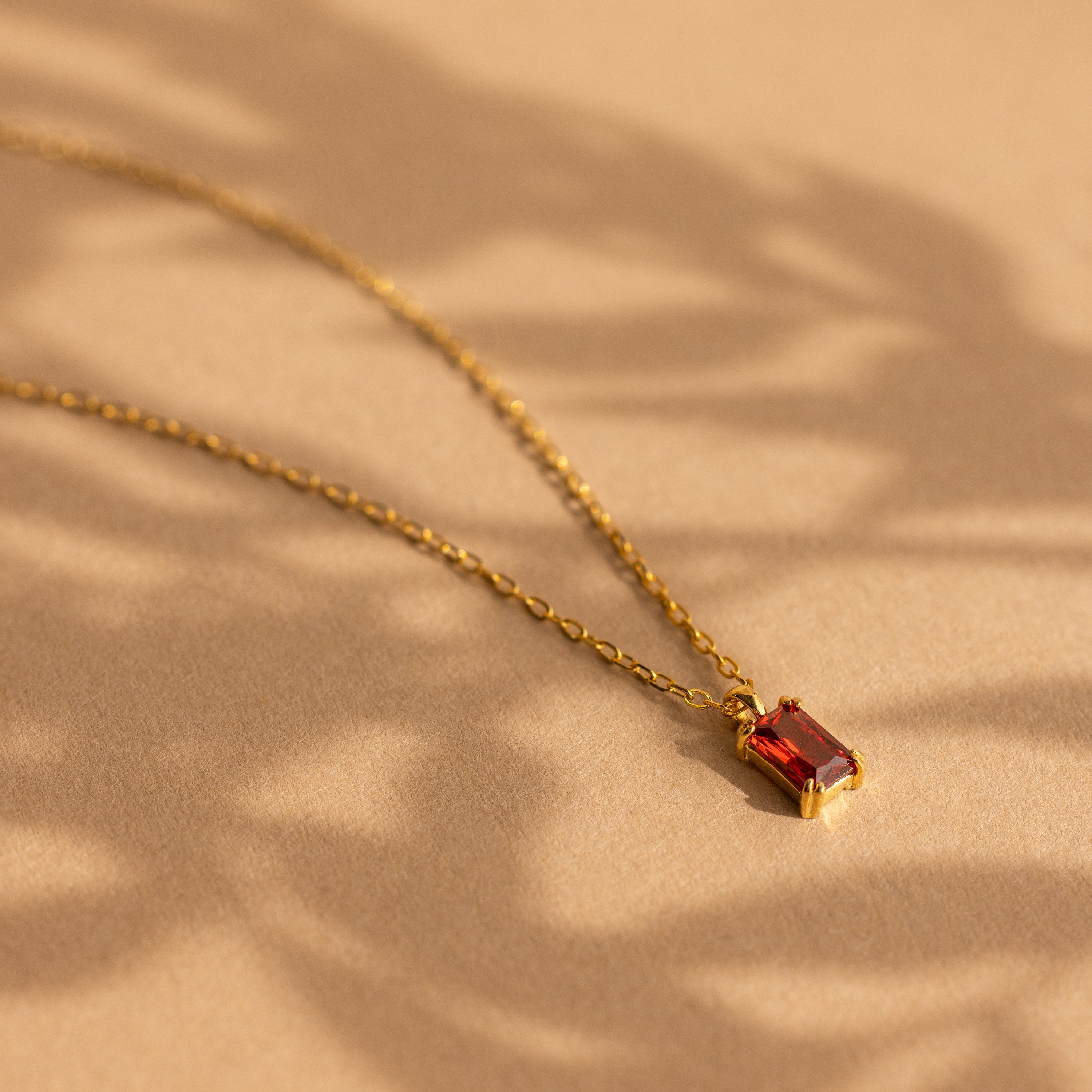 Glow Stone of the Month Necklace