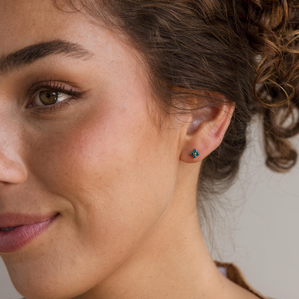 Birth Month Flower Earrings