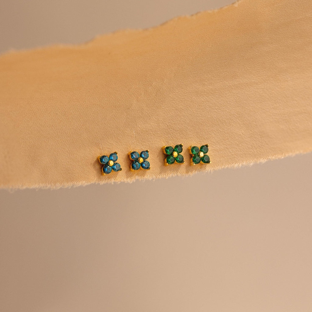 Birth Month Flower Earrings