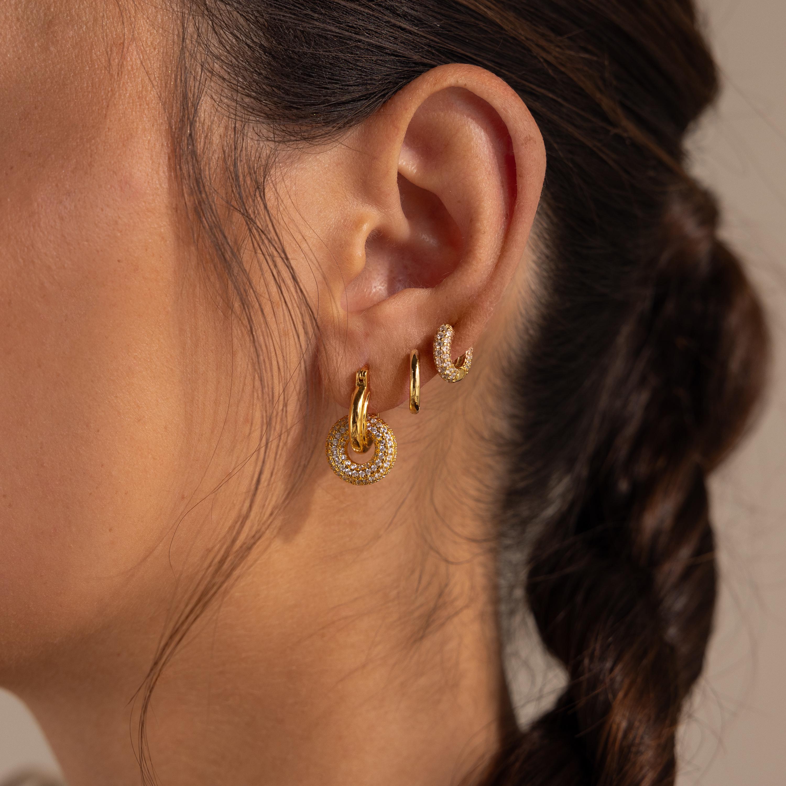 Isla hoop earrings