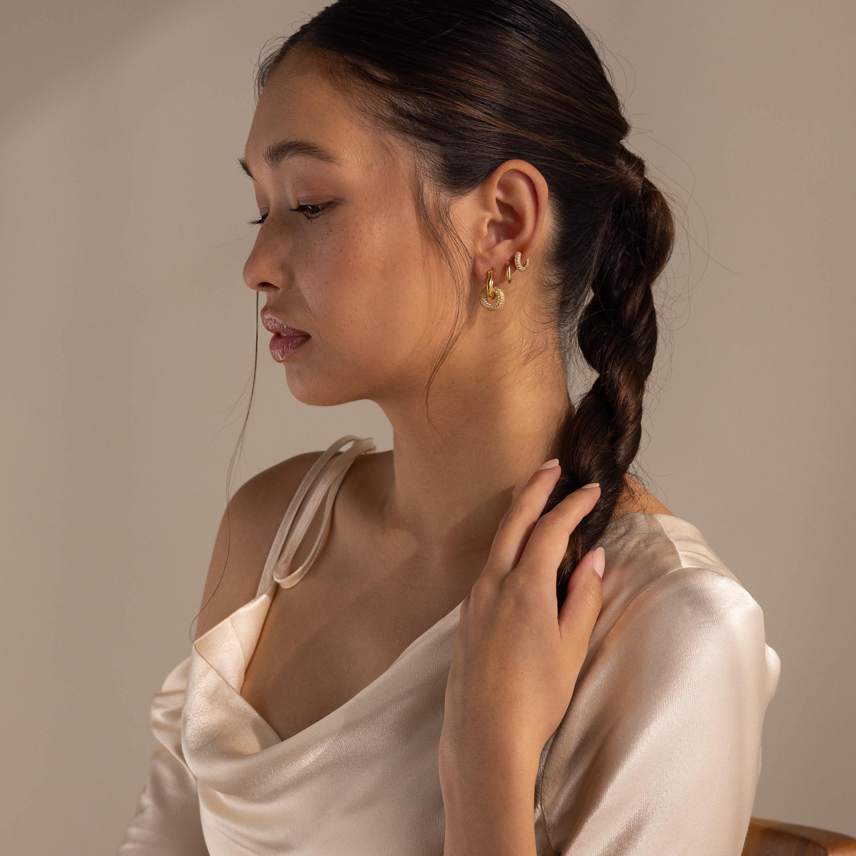 Isla hoop earrings