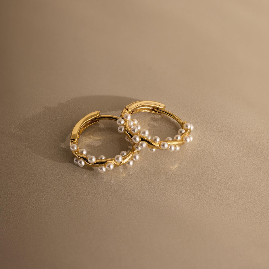 Pearl Charm Earrings