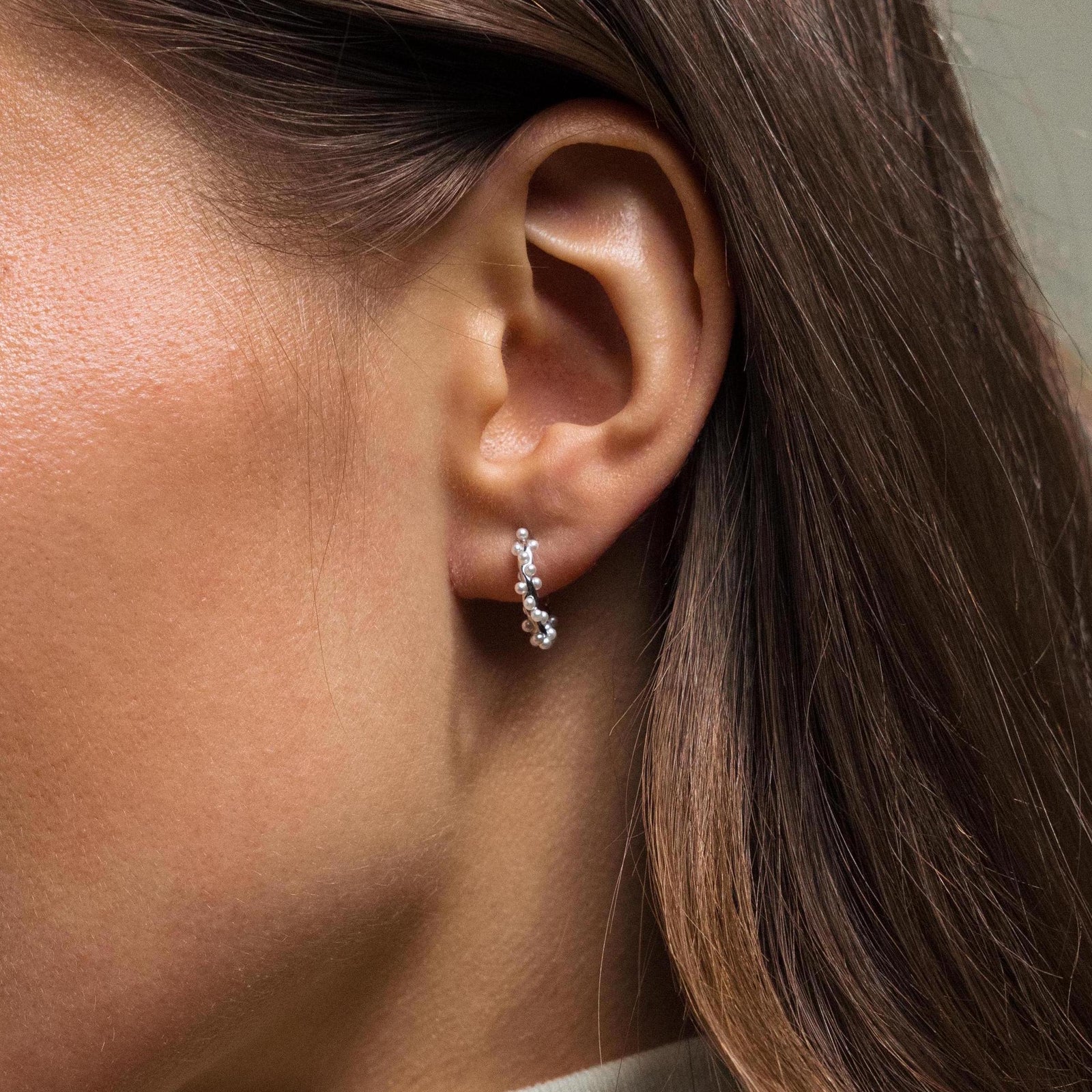 Pearl Charm Earrings