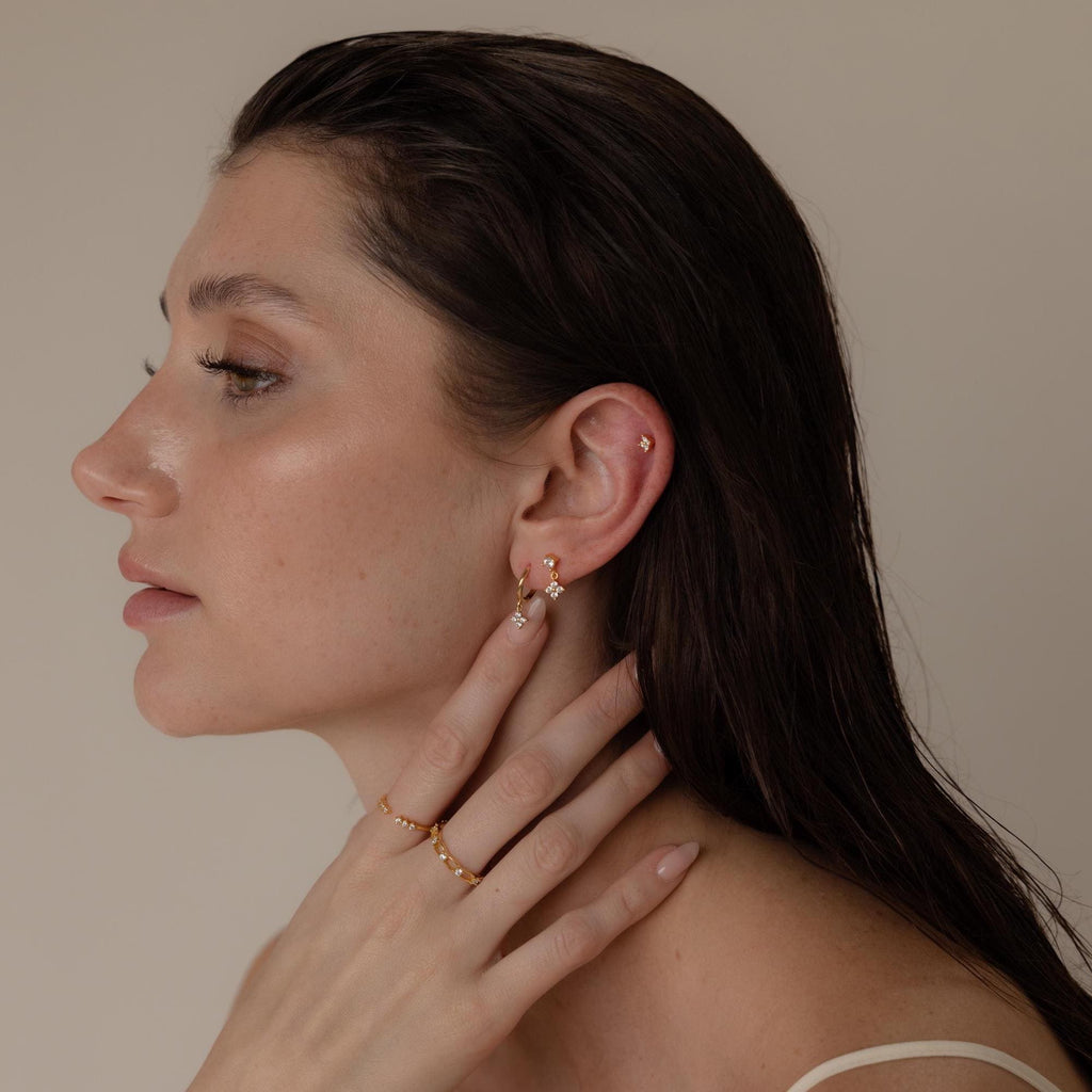 Delicate Flower Earrings