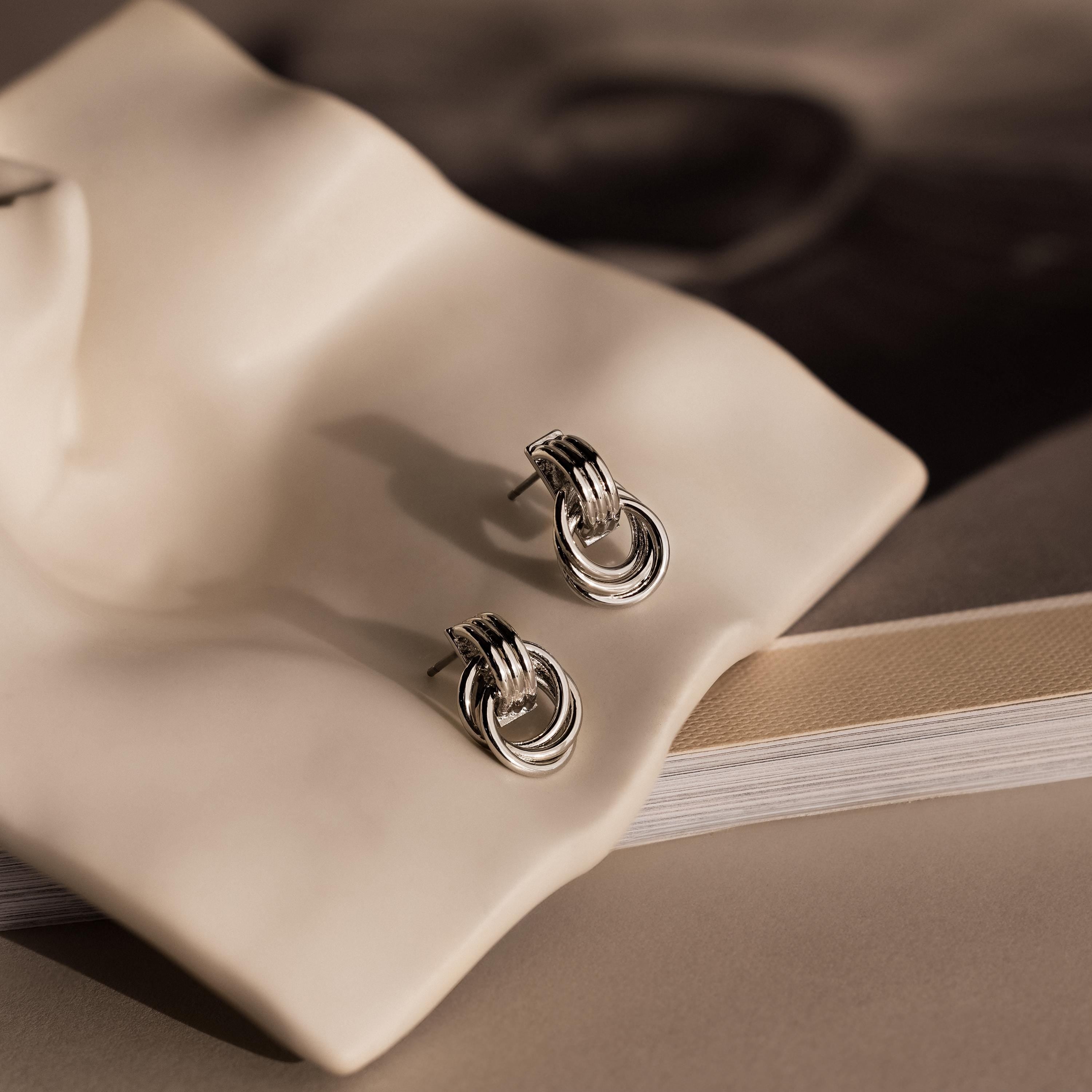 Intertwined Trio Earrings