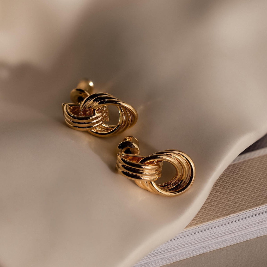 Intertwined Trio Earrings