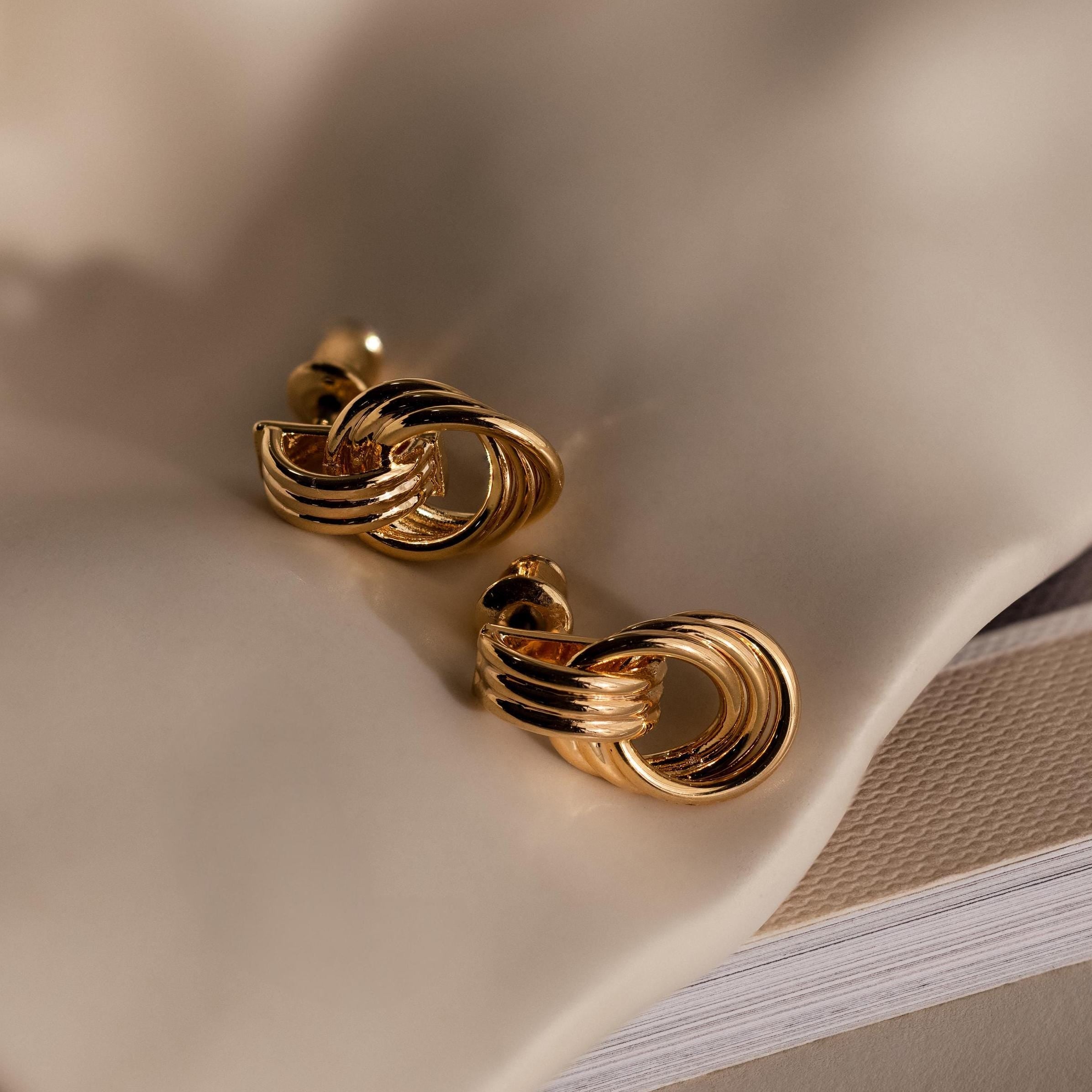 Intertwined Trio Earrings