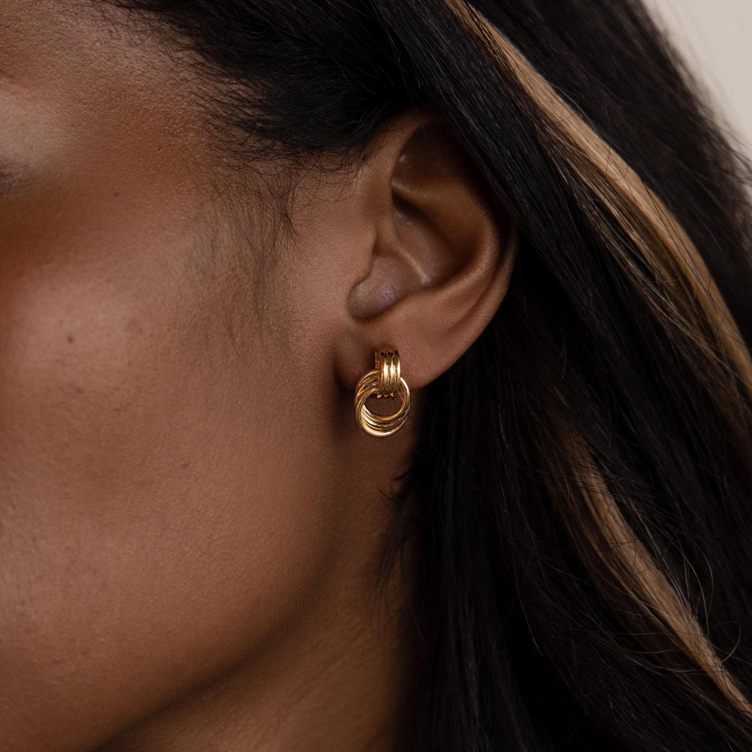 Intertwined Trio Earrings