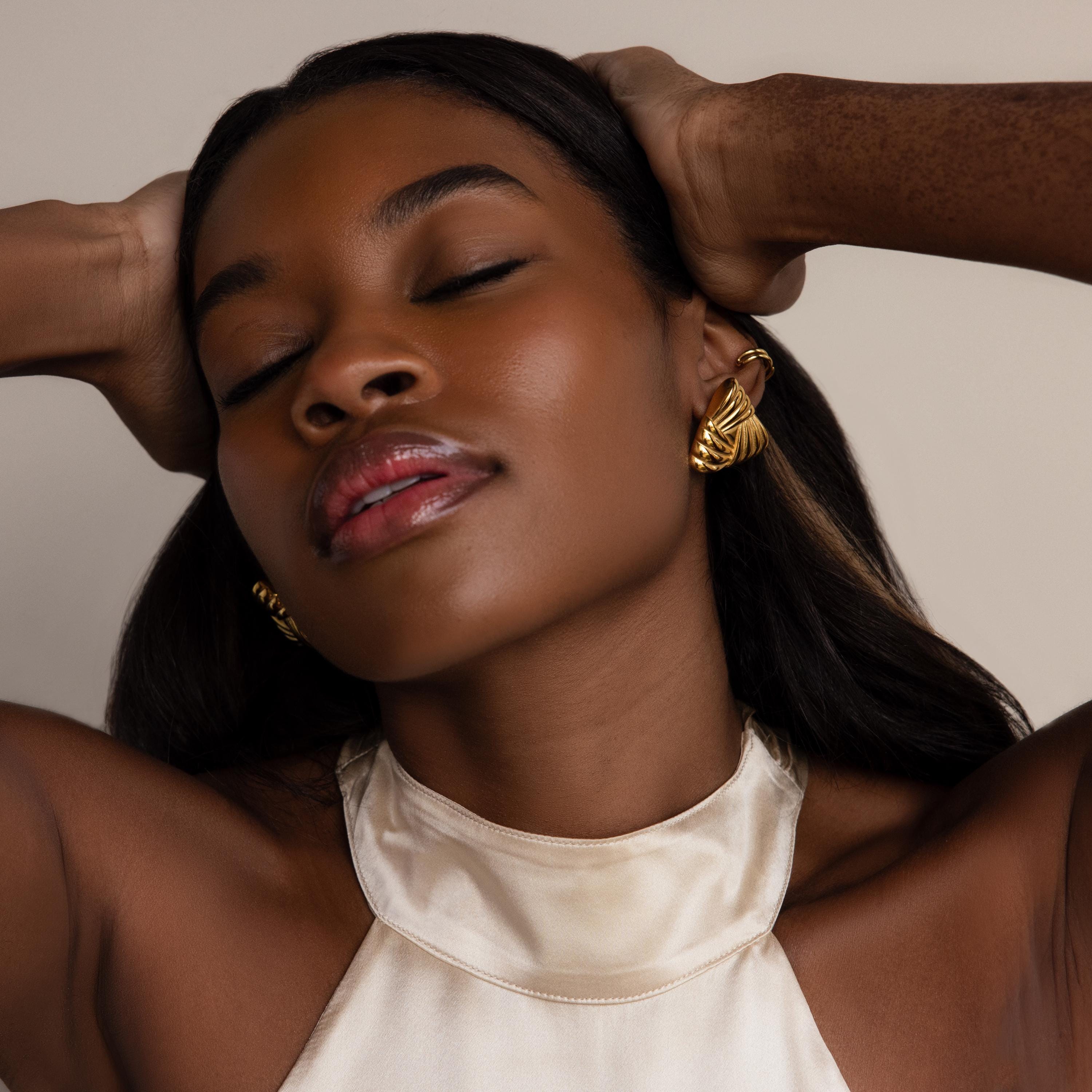 Geometric Charm Earrings