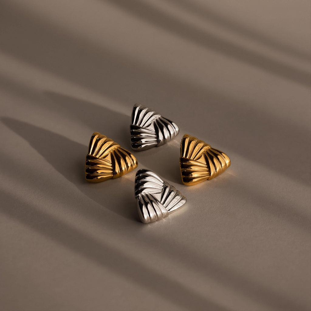 Geometric Charm Earrings