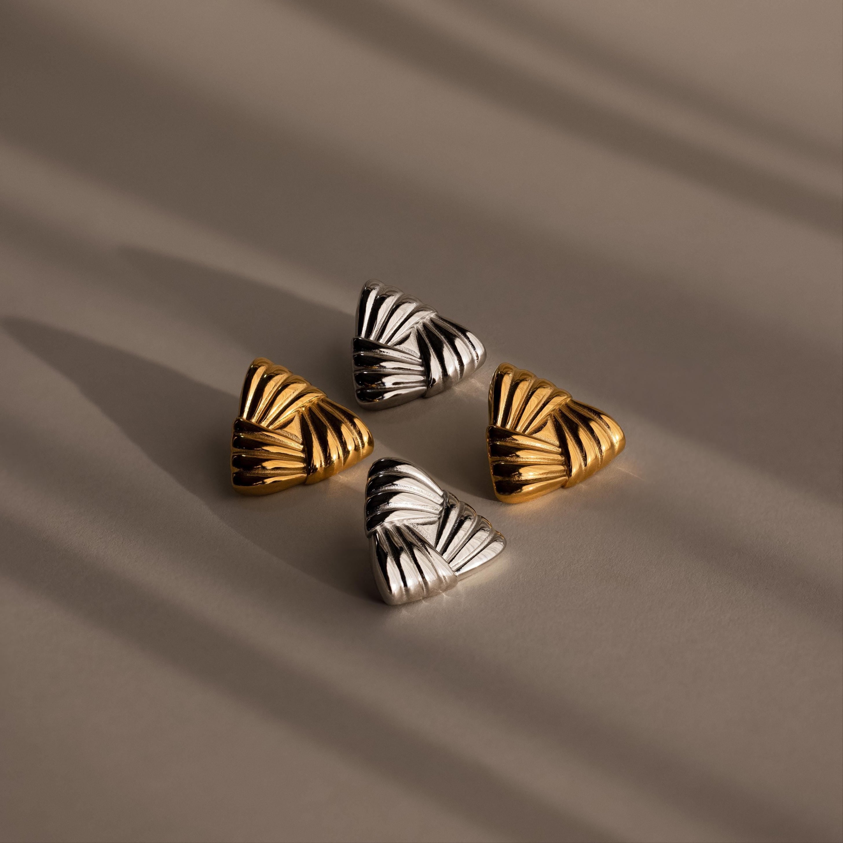 Geometric Charm Earrings