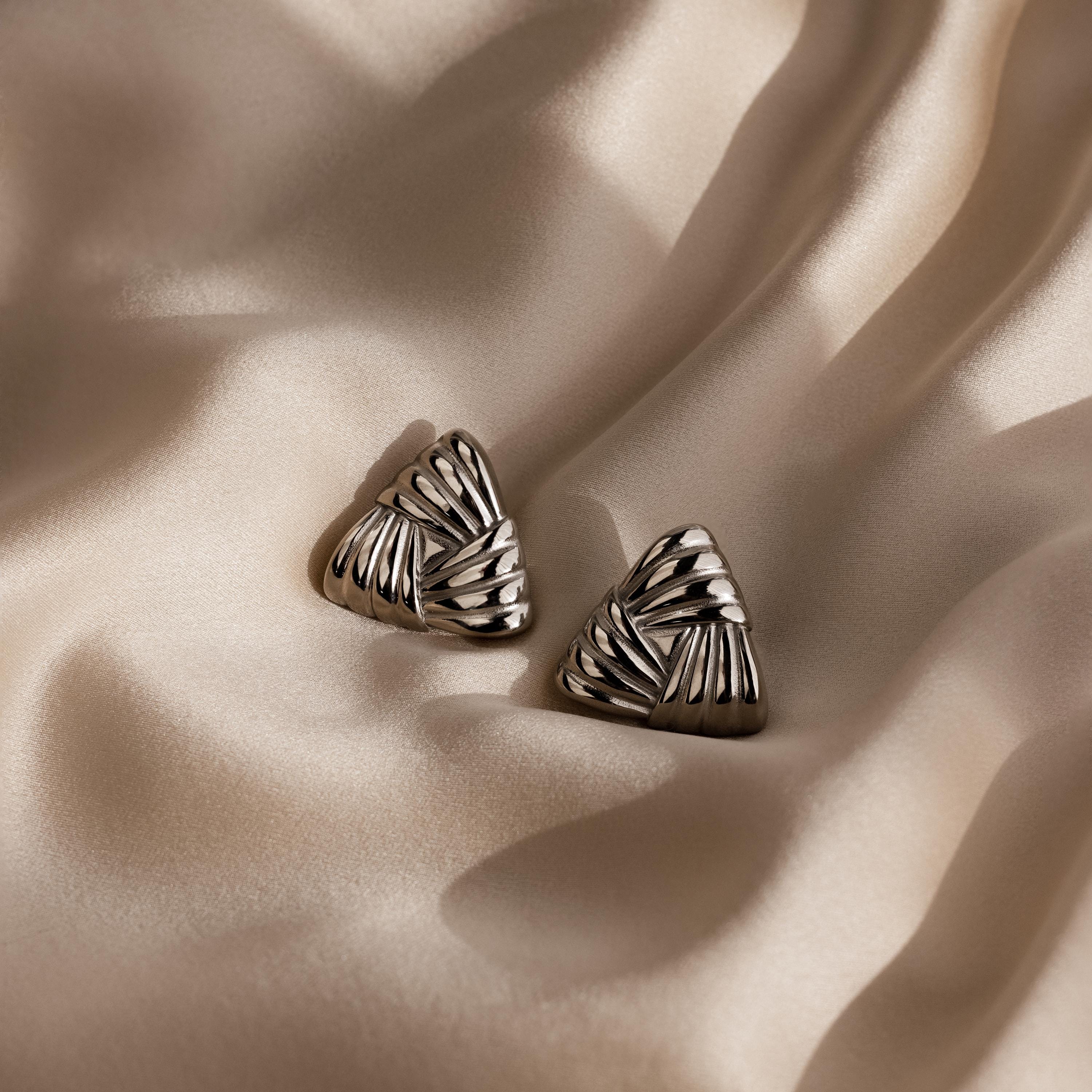 Geometric Charm Earrings