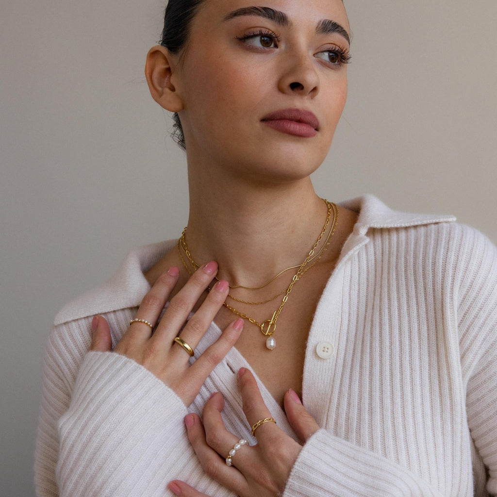 Amélie Necklace with Modern Links