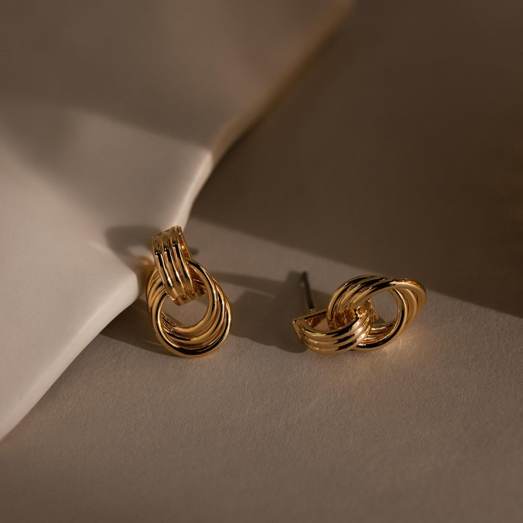 Intertwined Trio Earrings