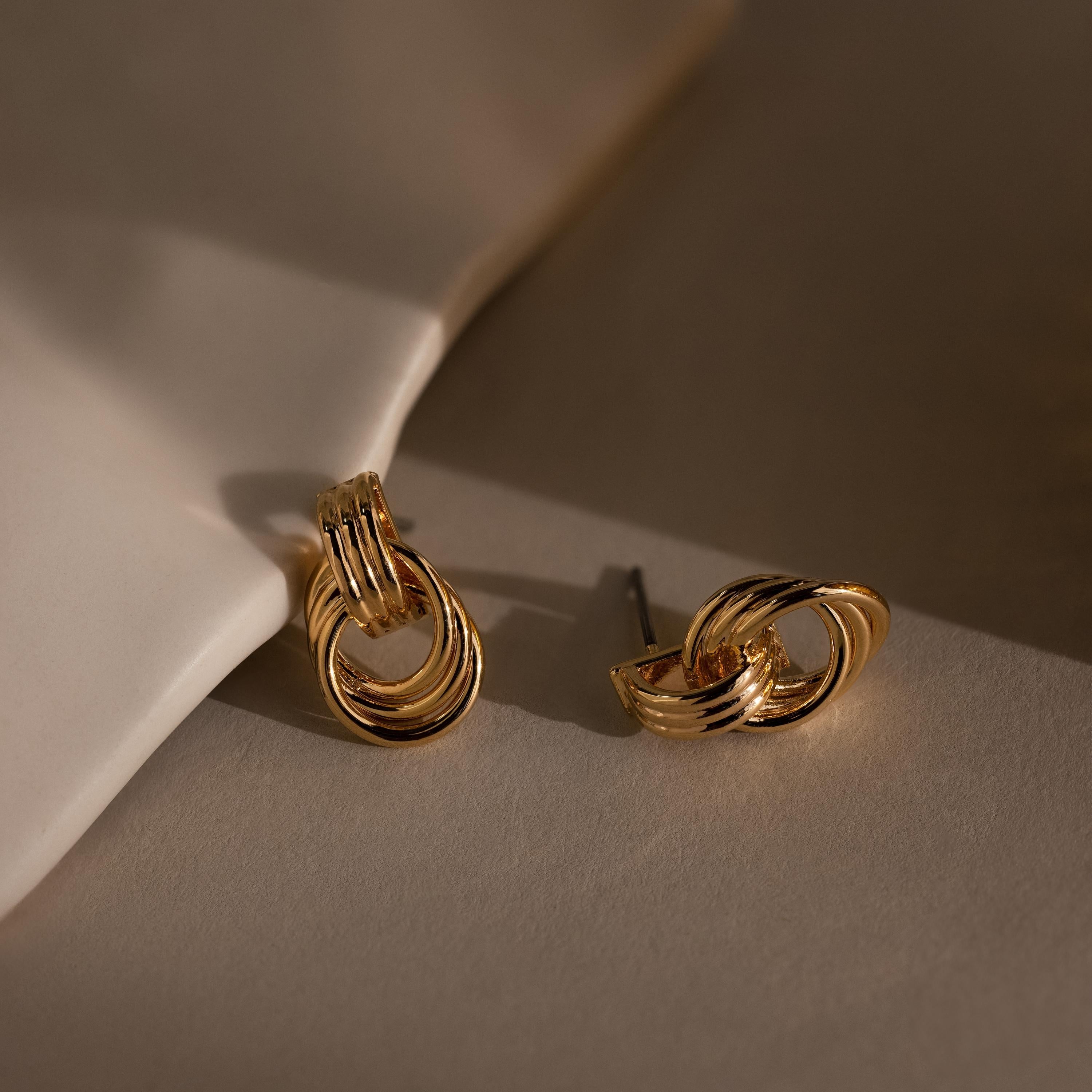Intertwined Trio Earrings