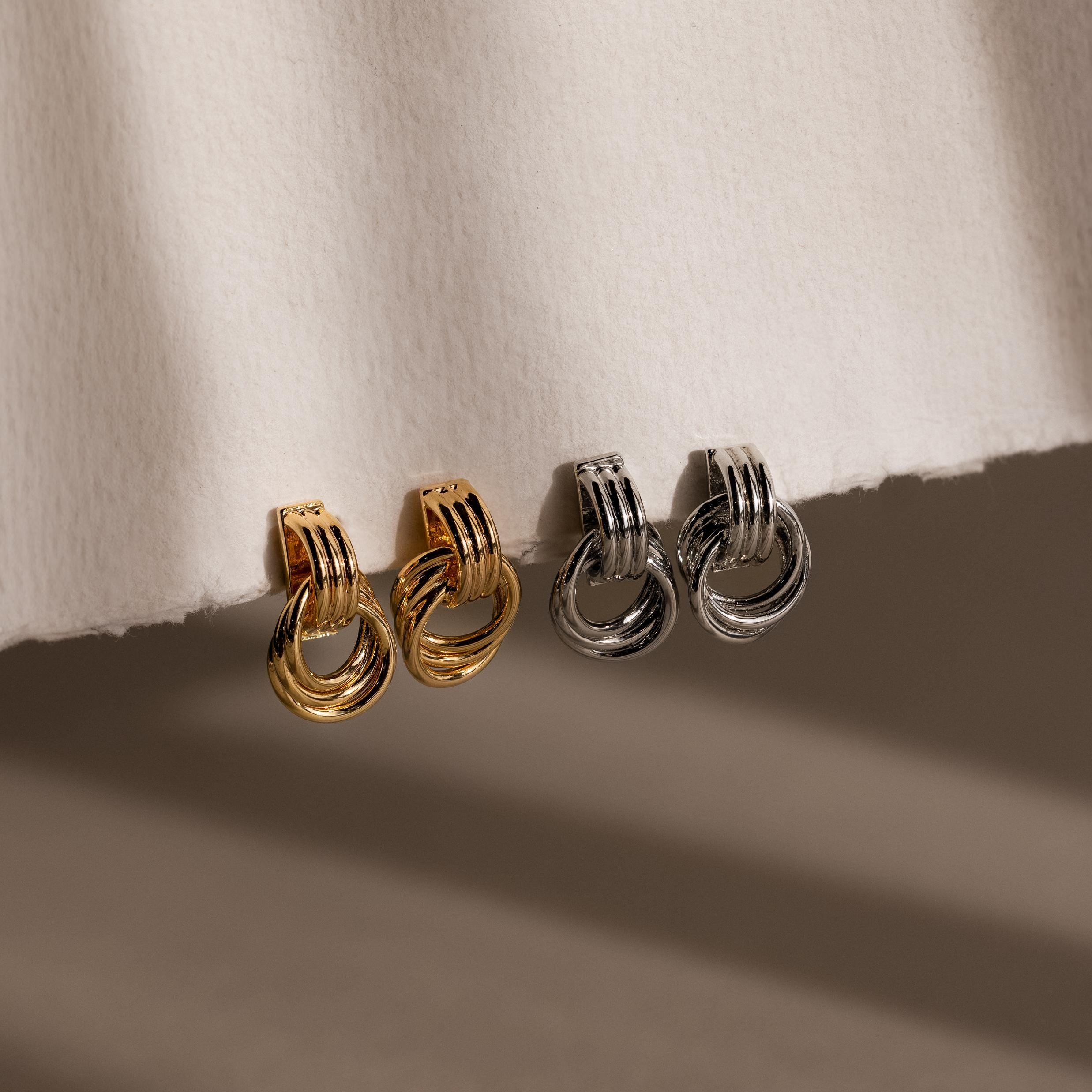 Intertwined Trio Earrings