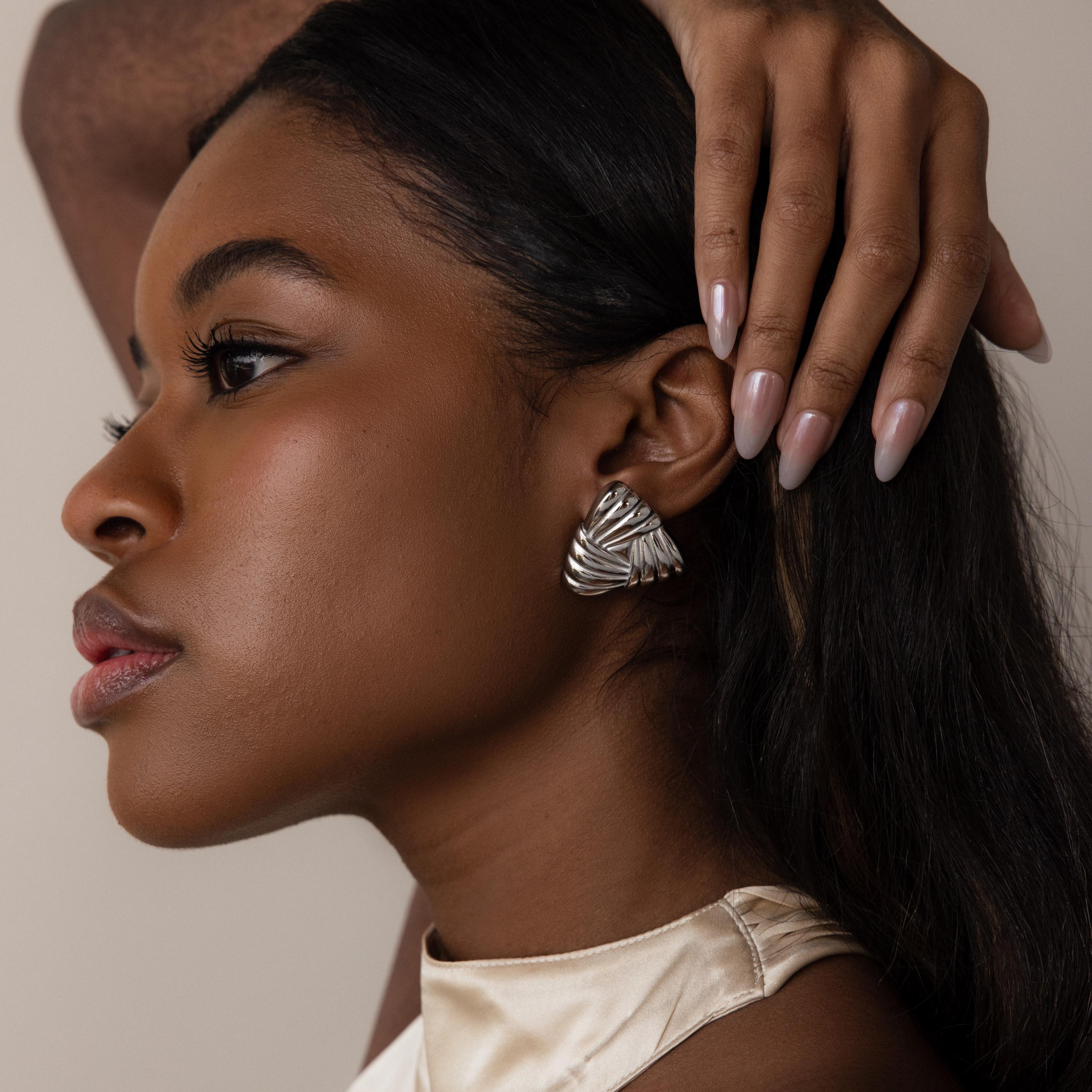 Geometric Charm Earrings