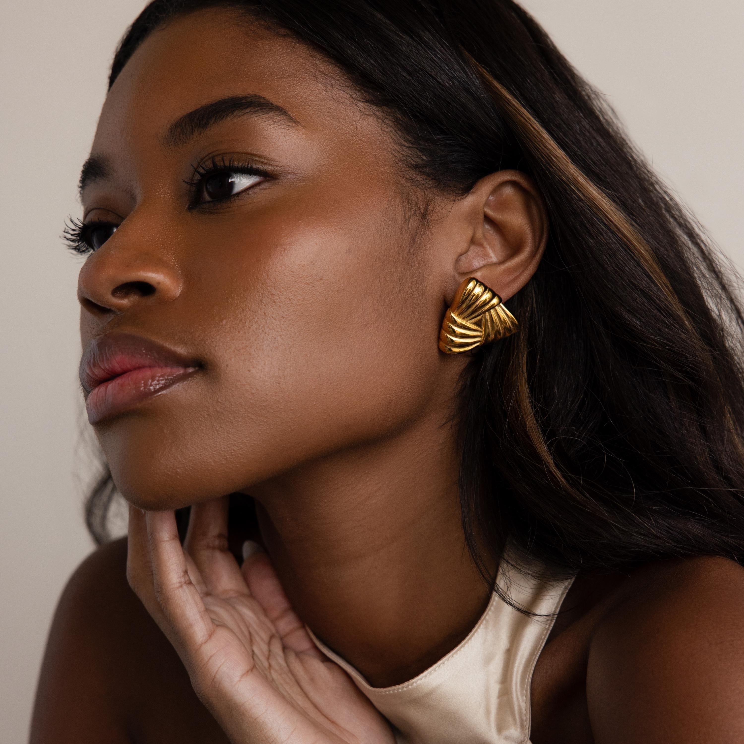 Geometric Charm Earrings
