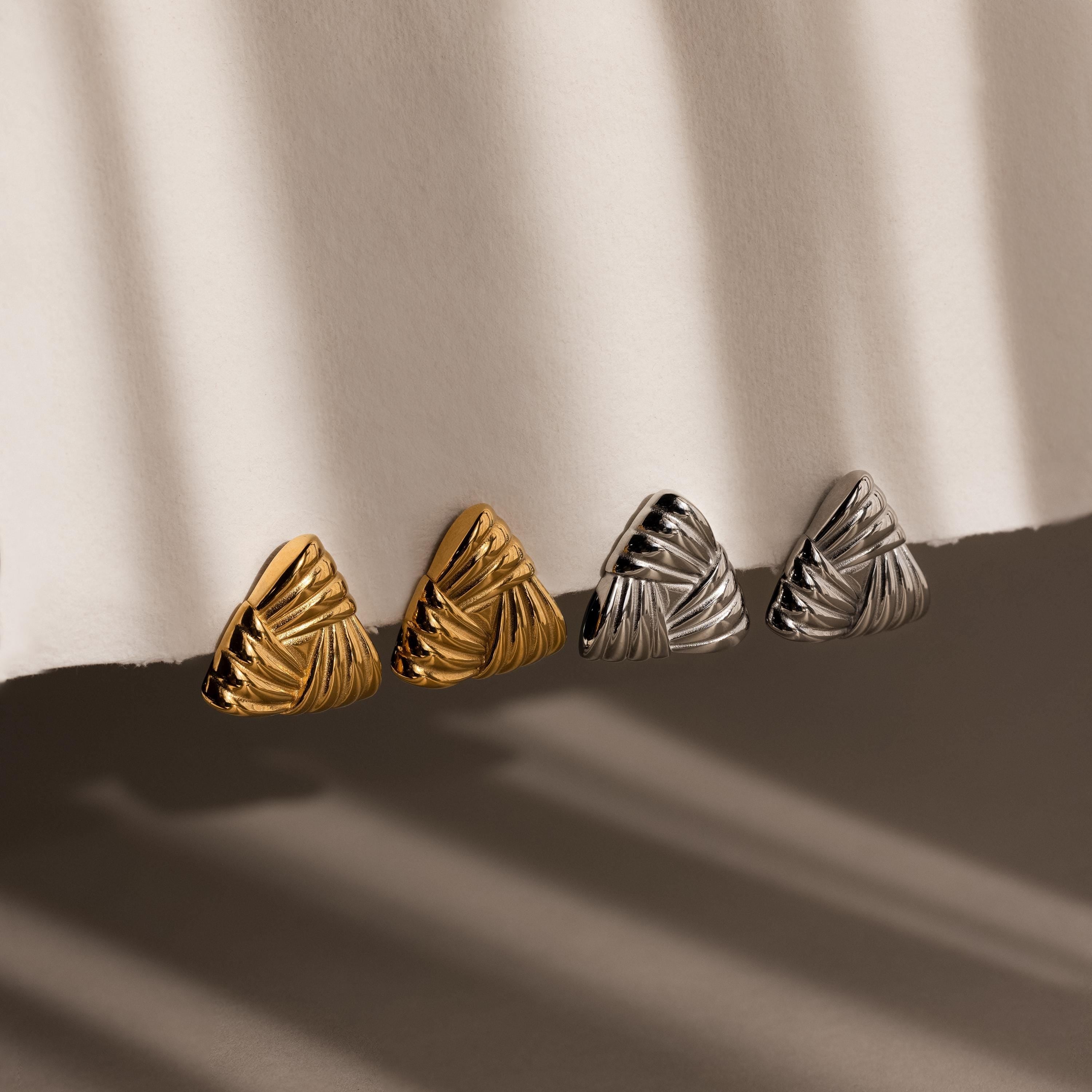 Geometric Charm Earrings