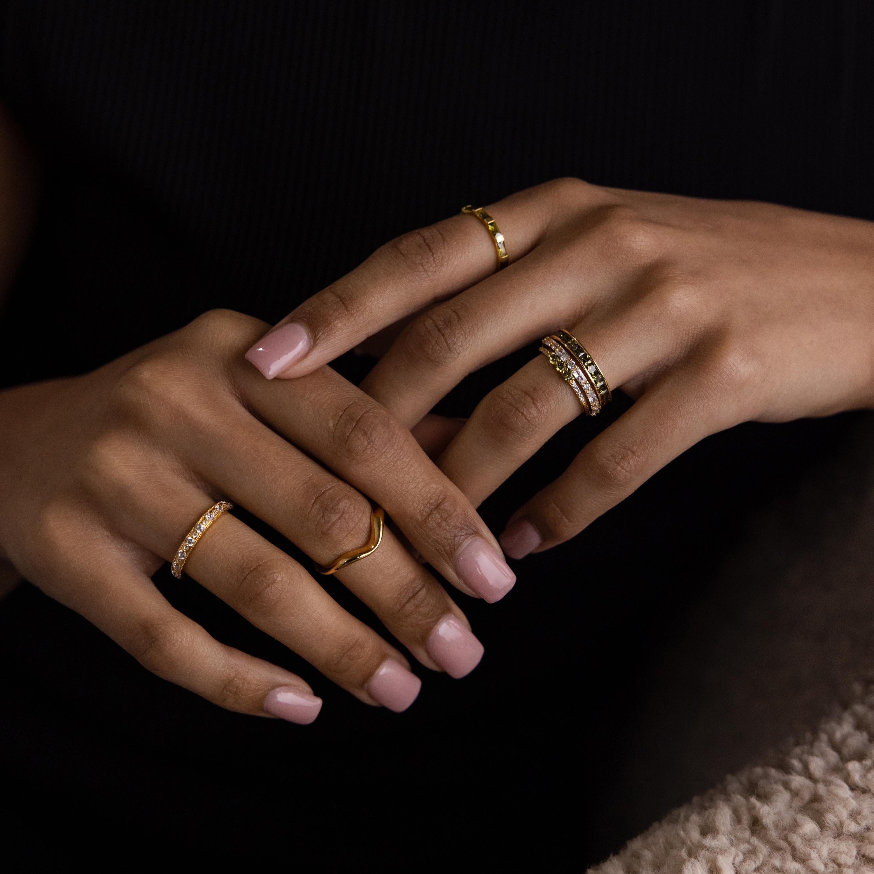 Imperial Garden Trio of Rings