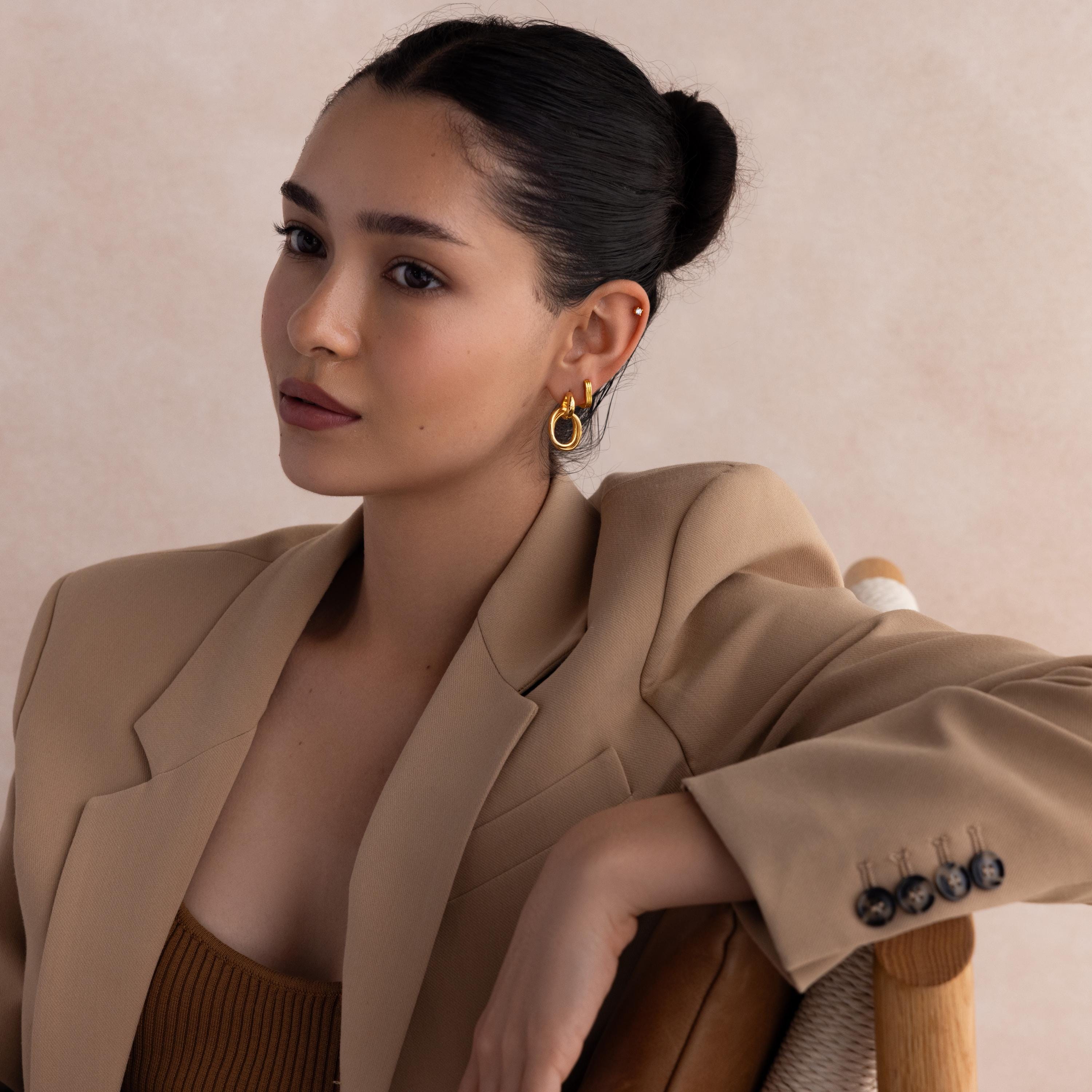 Golden Harmony Earrings