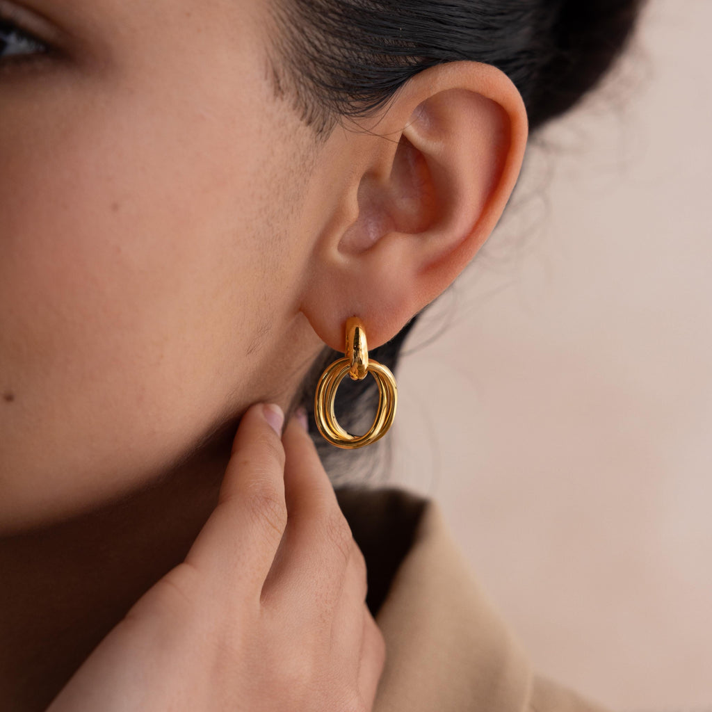Golden Harmony Earrings