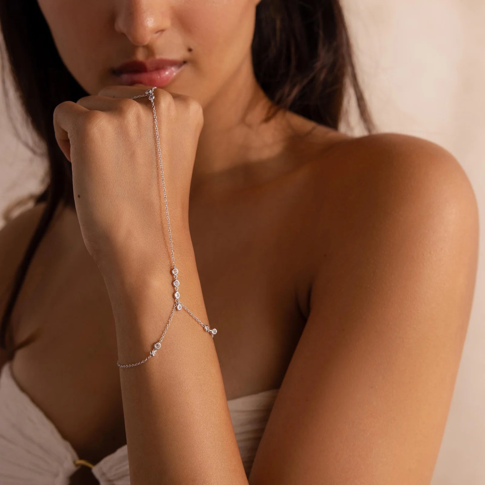 Serena Shine Hand Bracelet