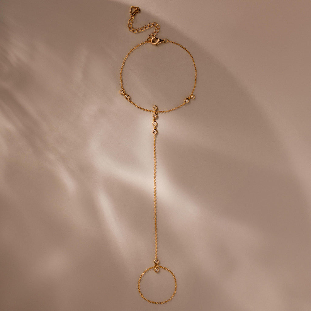 Serena Shine Hand Bracelet