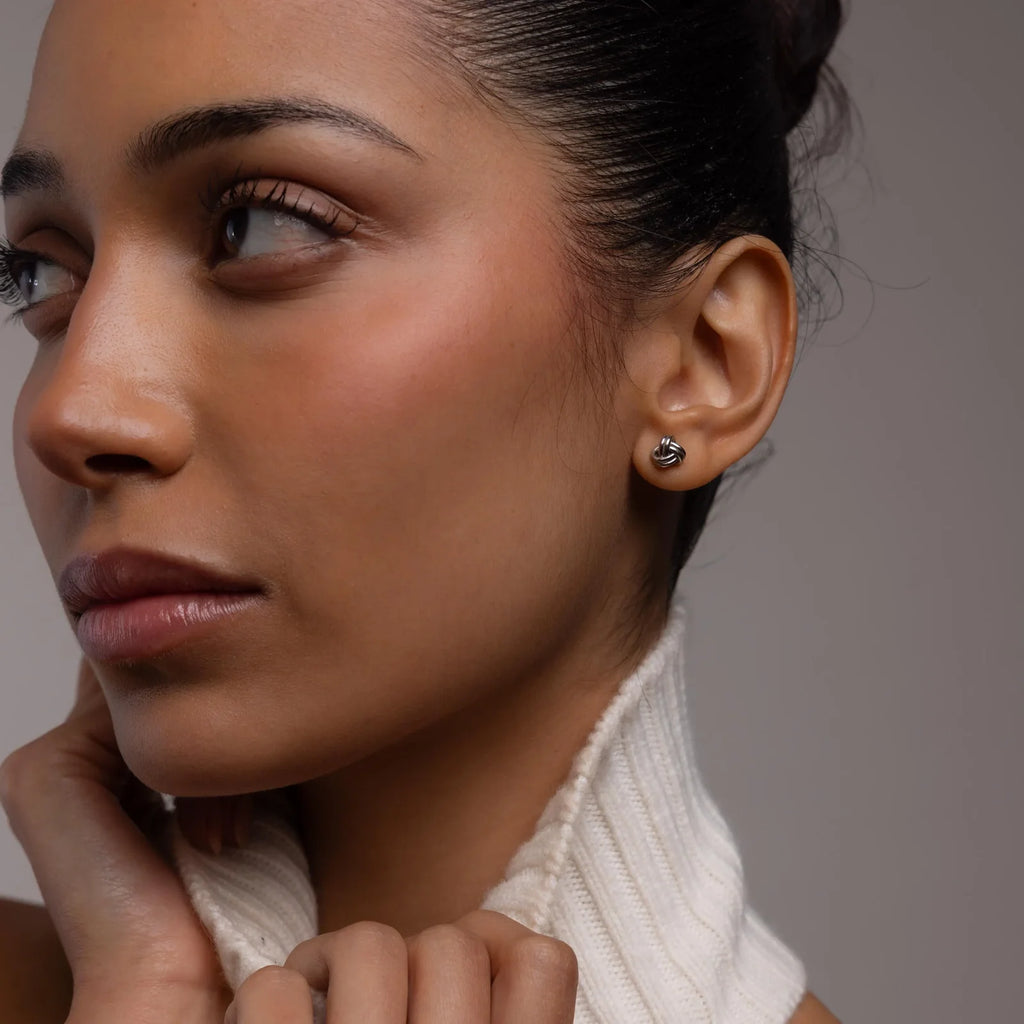 Celeste knot earrings