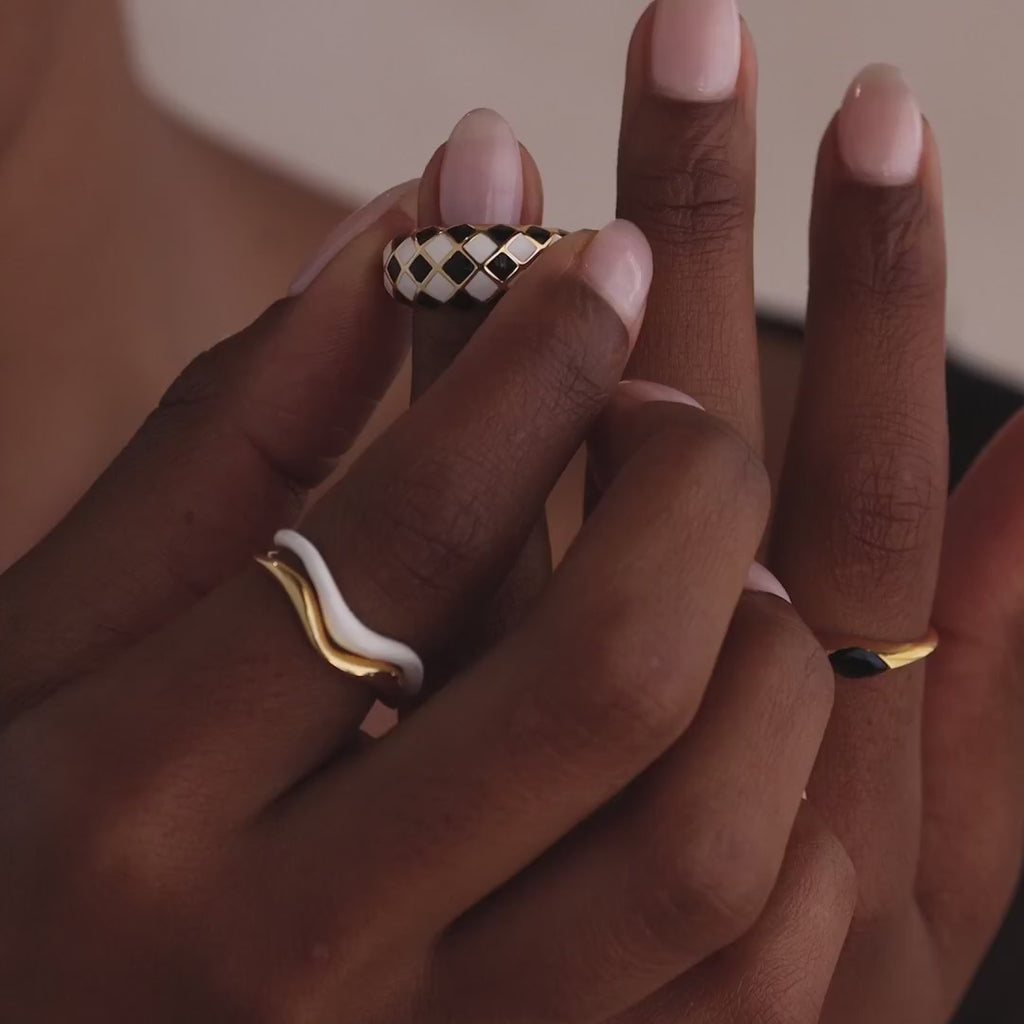 Luna Textured Ring