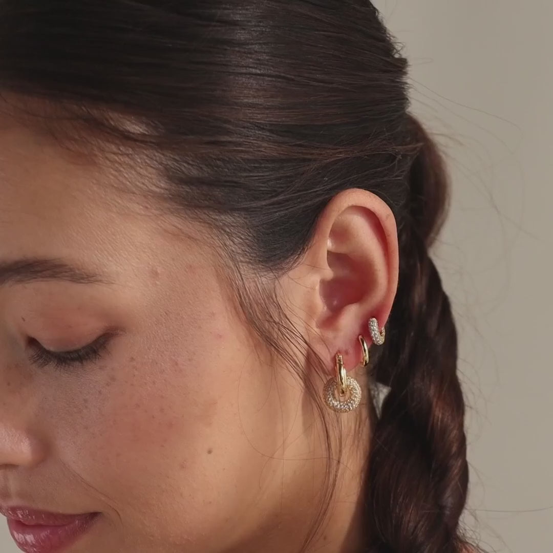Isla hoop earrings