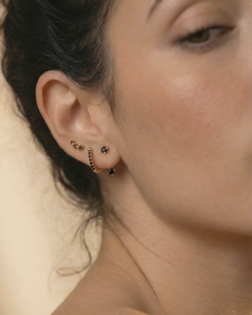Onyx earring set