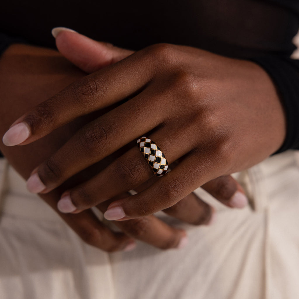 Luna Textured Ring