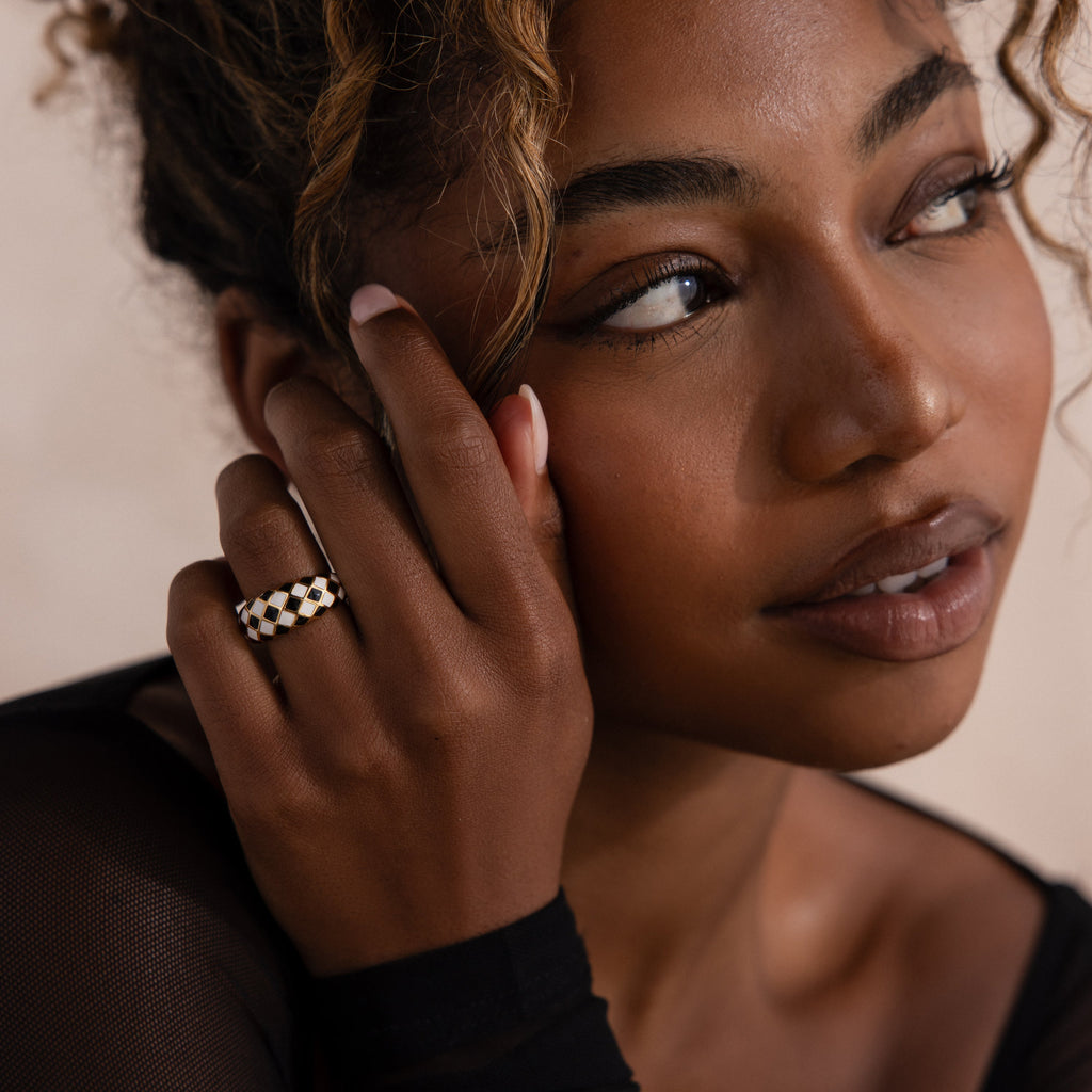 Luna Textured Ring