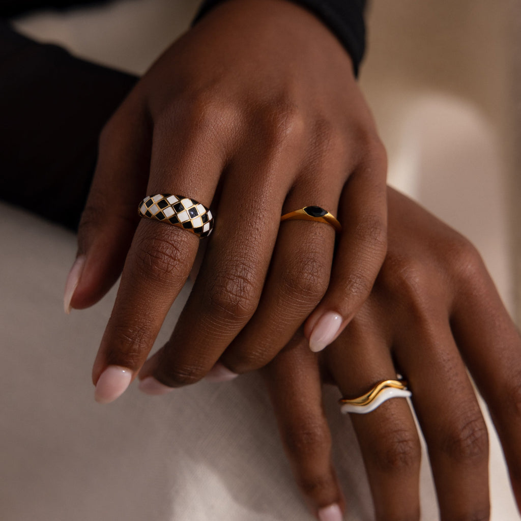 Luna Textured Ring